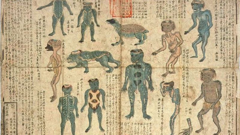 Japón: Exhiben restos de un “demonio” acuático
