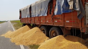 Video: En medio del paro de transportistas, aparecieron sabotajes a camiones de cereales