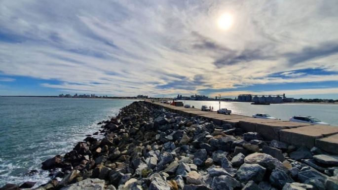 El clima en Necochea este viernes 24-03: Cielo nublado, viento norte y 25° de máxima