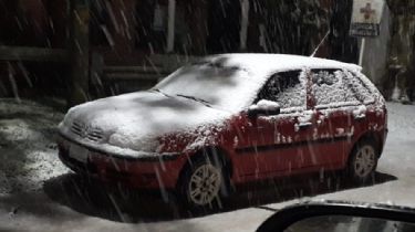 El SMN pronostica nieve para este lunes sobre Necochea y la zona