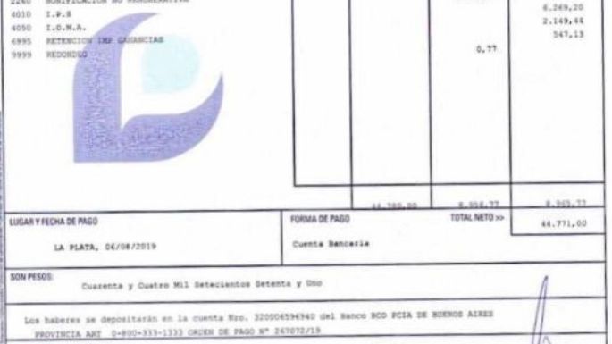 Con una carta abierta Gonzalo Diez publicó su recibo de sueldo y criticó las “fake news”