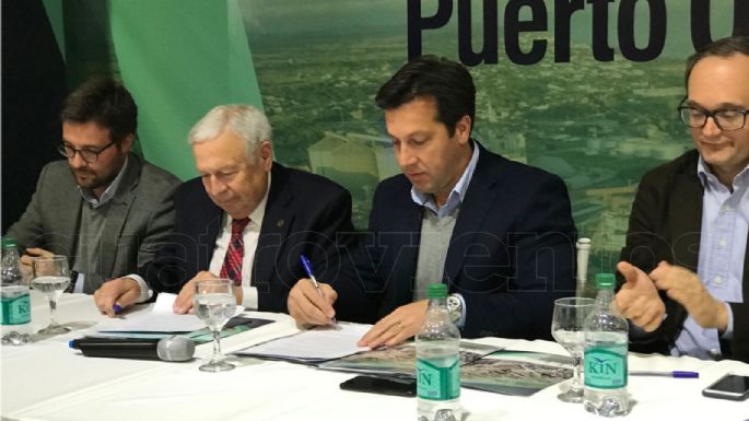 Rojas acordó la financiación para el Puente Ezcurra