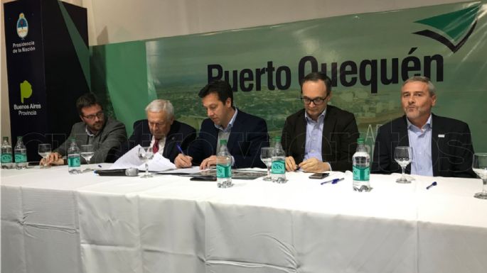 Rojas acordó la financiación para el Puente Ezcurra