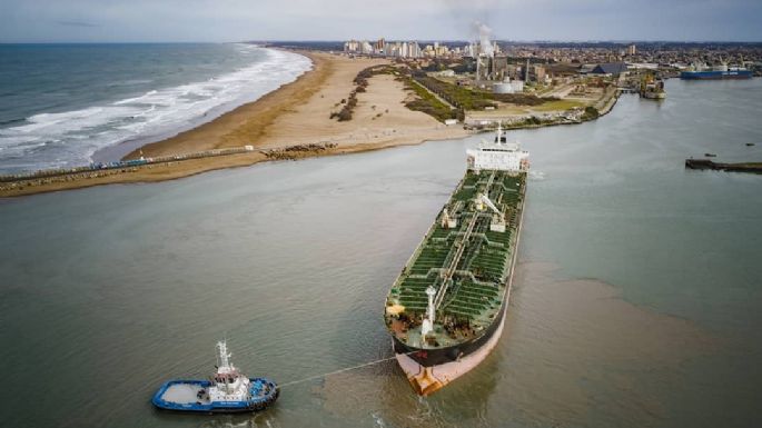 Con 38 buques, agosto fue el mes record del año en Puerto Quequén