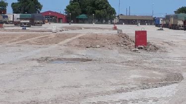 El gobierno nacional saneará la playa de estacionamiento de camiones "El Chiquero"