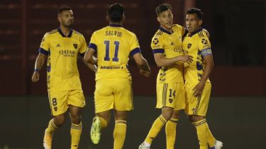 Resumen y goles: Boca arrancó con victoria ante Lanús su actuación en la Copa de la Liga Profesional
