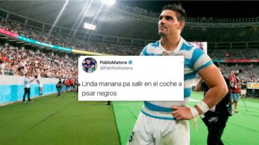Escándalo por los repudiables mensajes racistas del capitán de Los Pumas Pablo Matera