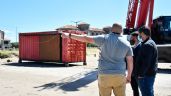 Colocan oficinas containers para atención al público en las bajadas de rodados 4x4