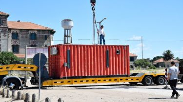 Colocan oficinas containers para atención al público en las bajadas de rodados 4x4