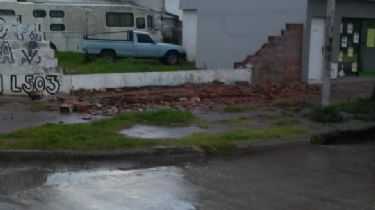 Temporal en Necochea: Defensa Civil registró daños por toda la ciudad