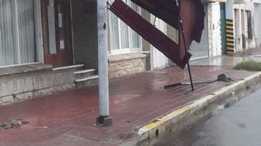 Temporal en Necochea: Defensa Civil registró daños por toda la ciudad