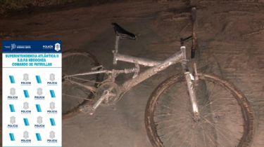 Aprehendieron a dos ladrones cuando se robaban una bicicleta
