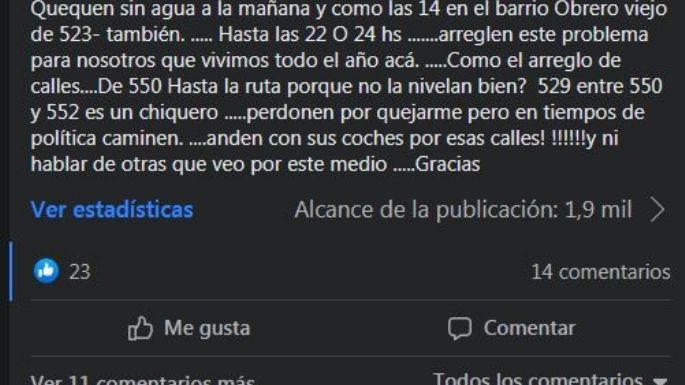 WhatsApp 4V: Primer fin de semana turístico y Quequén ya se quedó sin agua