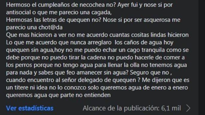 WhatsApp 4V: Primer fin de semana turístico y Quequén ya se quedó sin agua