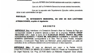 Viva la pepa: La Comuna contrata a personal de una empresa adjudicataria para que controle sus propias obras