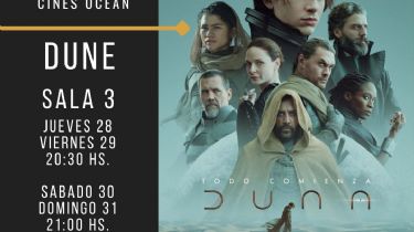 Cines Ocean presenta los nuevos estrenos y la cartelera a partir de este jueves 28/10