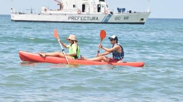 Prefectura informó los límites para usar kayaks y motos de agua en las playas de Necochea y Quequén