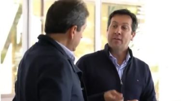 Arturo Rojas ya es massista: Video del encuentro entre el diputado y el intendente de Necochea
