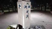 Vandalismo ideológico: El HCD repudió el ataque al monumento de Evita