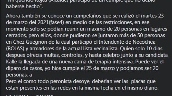 Igual que Alberto: Se filtraron fotos de Arturo Rojas en una multitudinaria fiesta clandestina