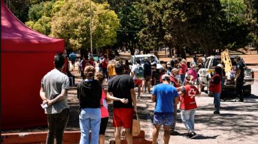Más de 500 personas se hisoparon en el Parque Miguel Lillo