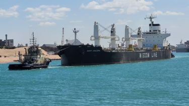 Gran rotación de buques en Puerto Quequén: Superó las seis millones y medio de toneladas