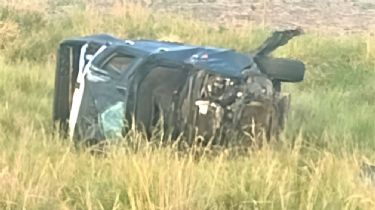 Vuelco fatal en la Ruta 55: Dos muertos y dos heridos