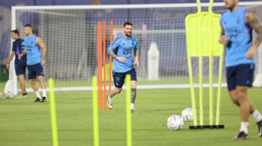 La Selección se prepara: Messi ahuyentó los fantasmas entrenando junto a sus compañeros