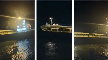 Puerto Quequén: Confirman que no hay riesgo de naufragio para el buque que chocó la Escollera