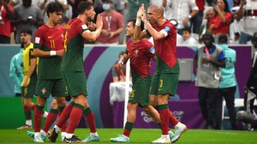 Los goles y el resumen de la paliza de Portugal sobre Suiza