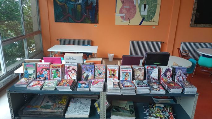 EL CCN-BPAF recibió una donación de más de 180 libros manga