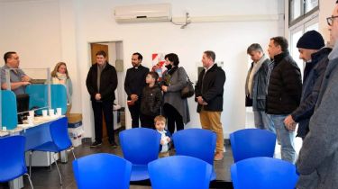 Gargaglione visitó las nuevas oficinas de ANSES San Cayetano