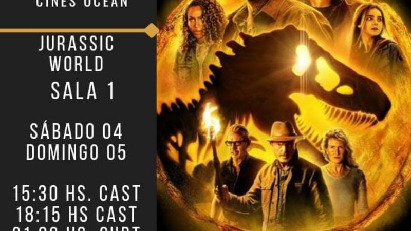 Cines Ocean estrena Jurassic Park y Shirley: Enterate días y horarios