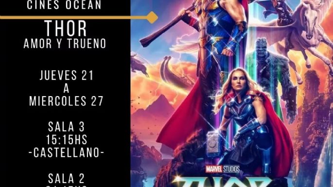 Imperdible cartelera de Cines Ocean para esta semana