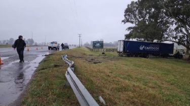 Tragedia en la Ruta 2: Despistó un camión y su chofer murió decapitado