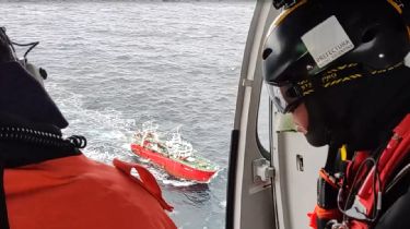 Prefectura rescató en alta mar a un marino que estaba sufriendo un ACV