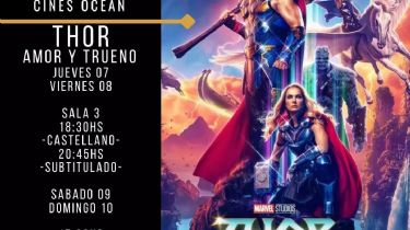 Llega a Cines Ocean “Thor: Amor y trueno”, un nuevo capítulo del universo Marvel