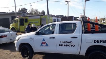 Incendio en una vivienda de Quequén: Debieron asistir a una mujer y sus tres hijos