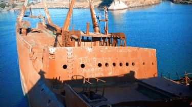 Puerto Quequén recibió la cesión del ex buque Ribera Gallega para su desguace