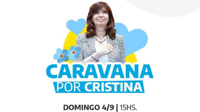 Convocan a una "Caravana por Cristina" para el 4 de septiembre en Necochea y Quequén