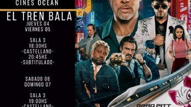 Dos estrenos renuevan la cartelera de Cines Ocean con Brad Pitt y Emma Thompson como protagonistas