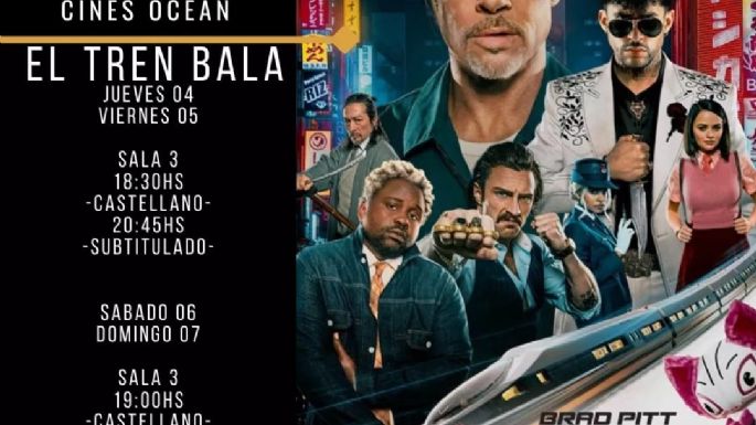 Dos estrenos renuevan la cartelera de Cines Ocean con Brad Pitt y Emma Thompson como protagonistas