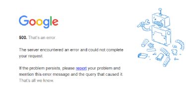 Se cayó Google a nivel mundial