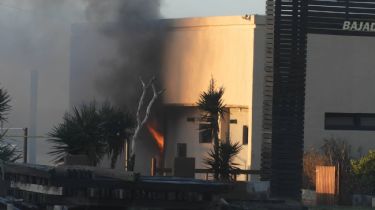 Incendio en el Balneario Egeon: Las llamas afectaron uno de los edificios del complejo