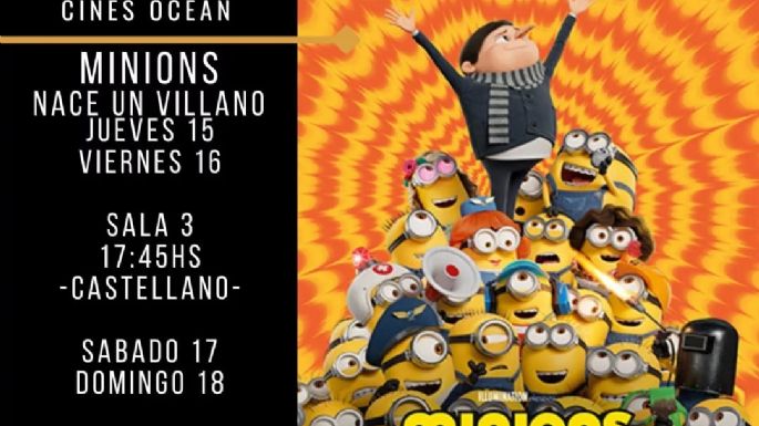 Tres estrenos renuevan la cartelera de Cines Ocean