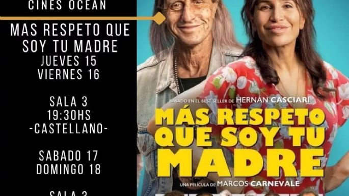 Tres estrenos renuevan la cartelera de Cines Ocean