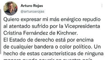 Atentado contra CFK: El repudio de Arturo Rojas y los mensajes de odio de Nueva Necochea en Facebook