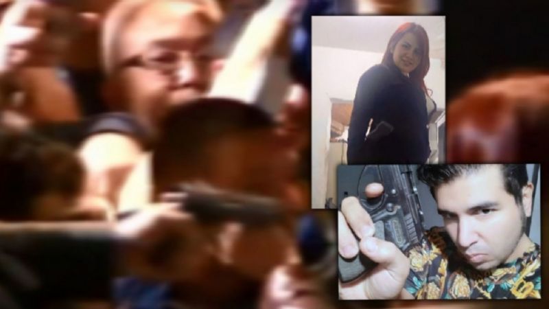 Fotos que complican a Brenda Uliarte: Posó con el arma usada en el ataque contra Cristina Kirchner