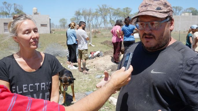 Espectacular hallazgo: Necochenses construían su casa y encontraron restos de un mamífero de la Edad de Hielo