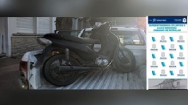Inseguridad: Recuperaron una moto robada gracias a la intervención de un vecino